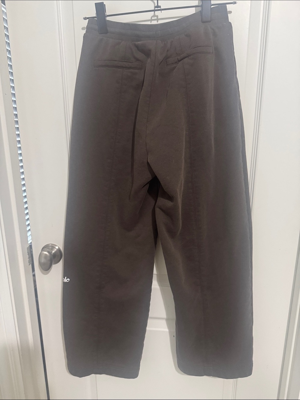 Alo Wide Leg Dark Brown Pants